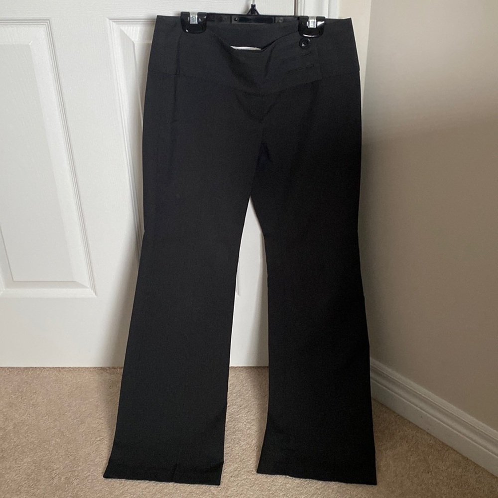 Rickis pants, black pinstripe